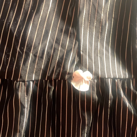 Sexy Banker girl pinstripe Chemise/ baby doll - Picture 3 of 8